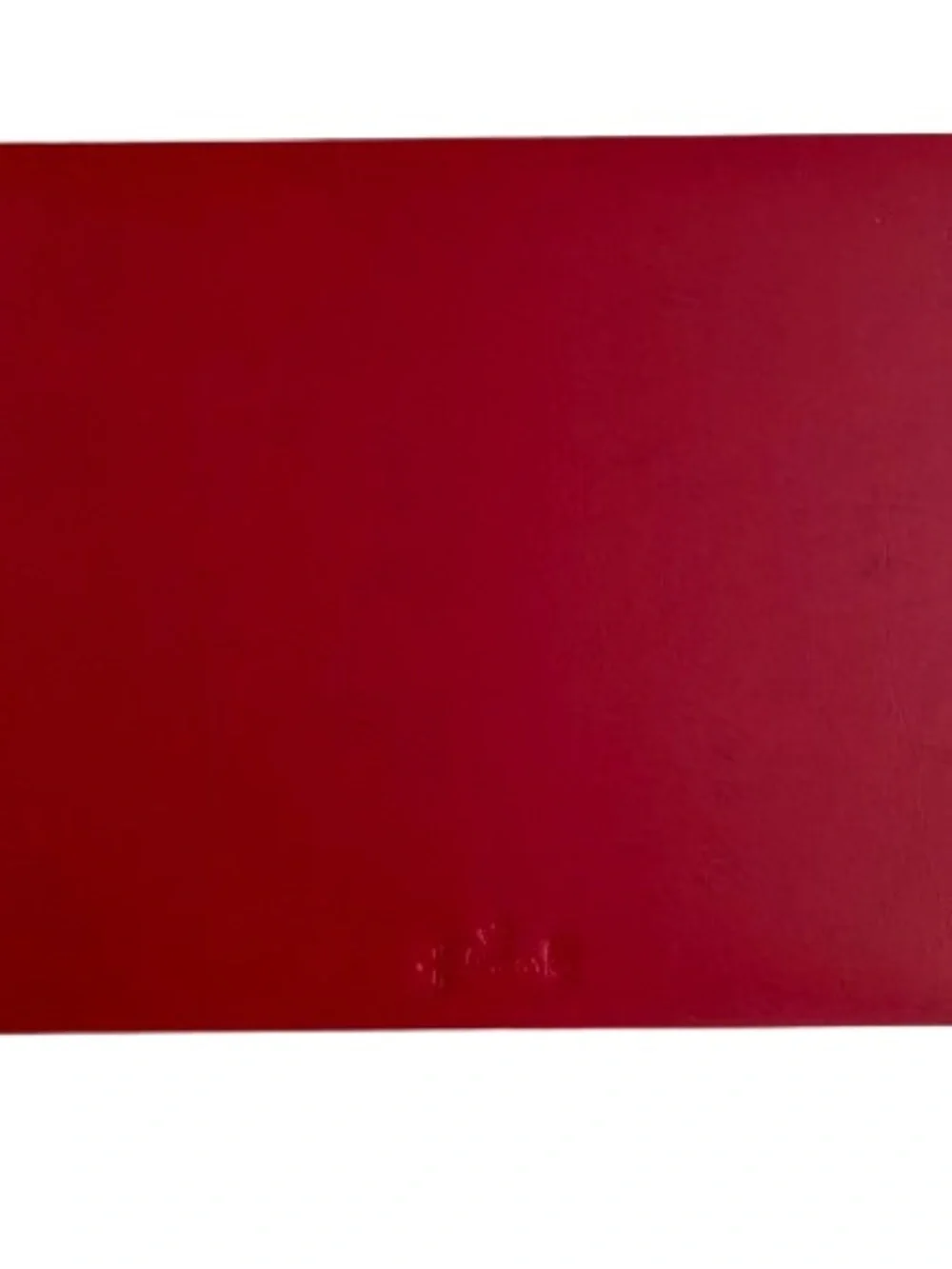 Hallmark Red Leather Guest Book 9.25” x 7” NEW in Box 72 Lined Pages LTH4398